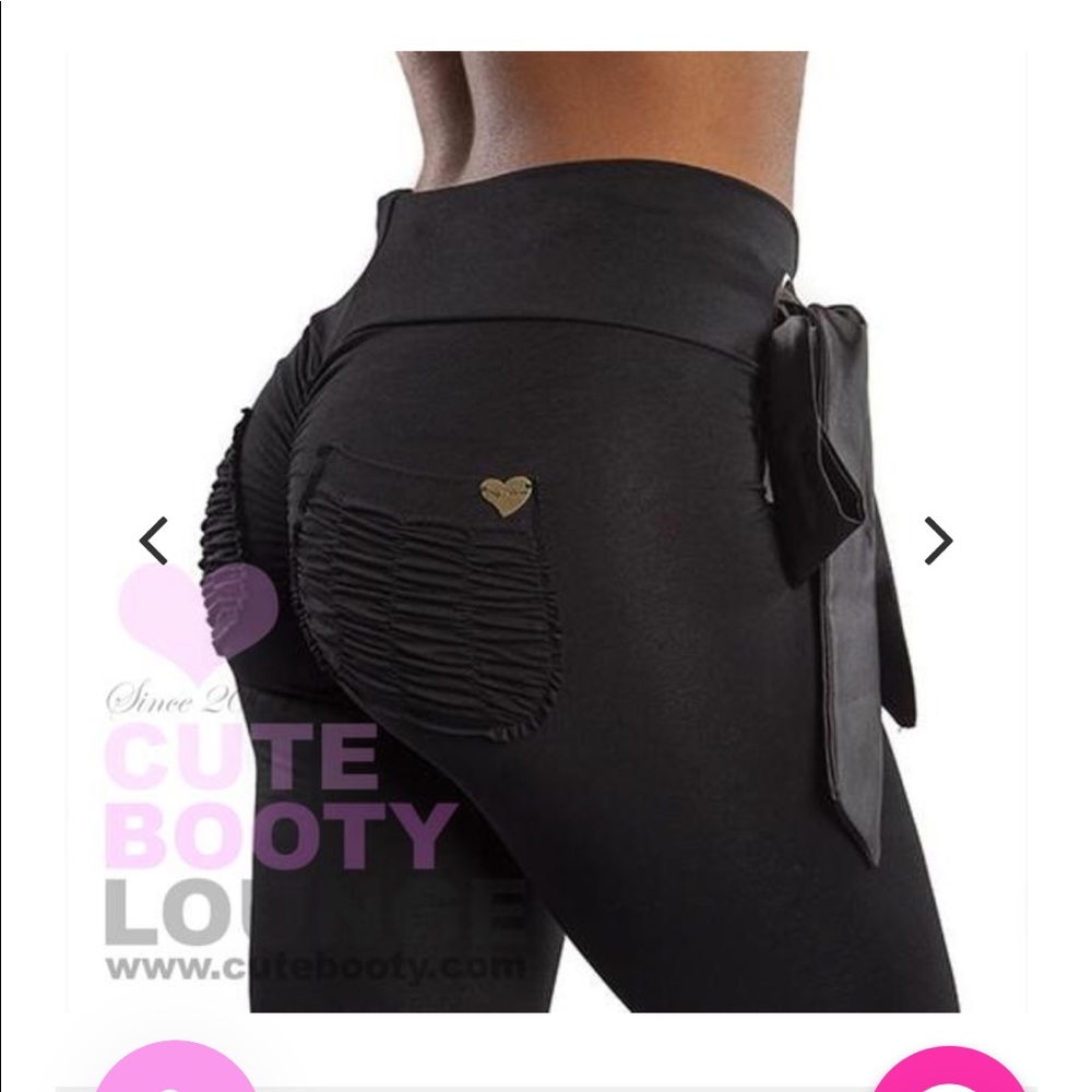 Cute Booty Lounge- Blackout Stretch Booty leggings
